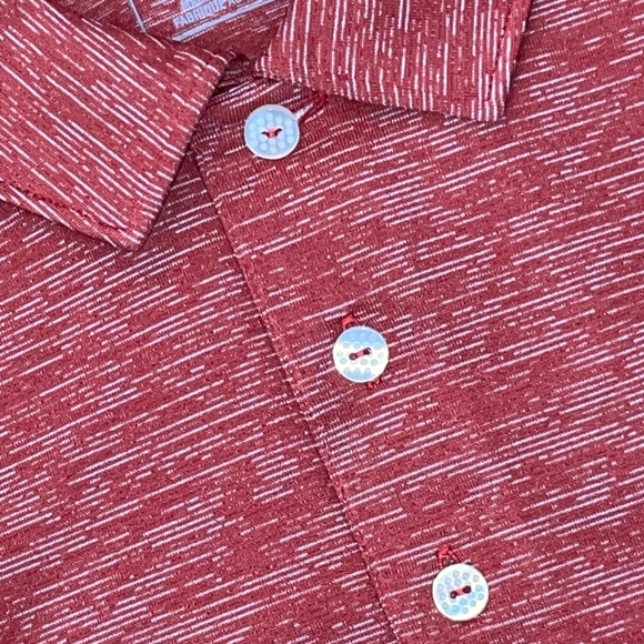 NEW MEN'S SMALL PUMA Men's Short Sleeve Polyester polo shirt Red Small S - Picture 7 of 17